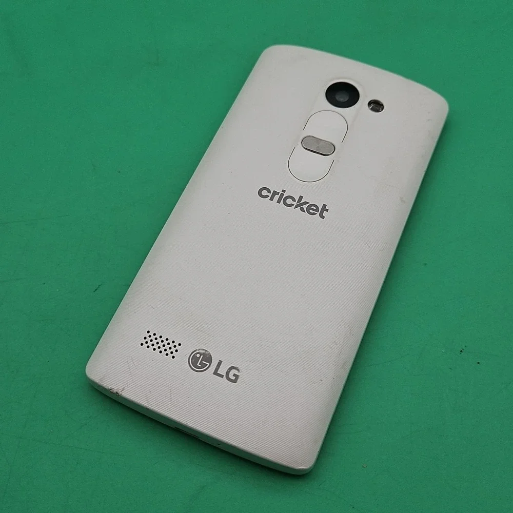 LG H343 Android Cell Phone (For Parts) Cricket With Battery White